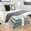 4 pezzi fascia elastica King/Queen/Full/Twin stampa lenzuolo organizer fasce trapunta coperta cinghie di stoccaggio etichetta fasciatura fascia per biancheria da letto