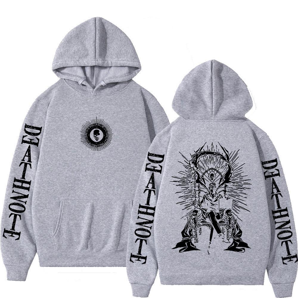 Anime Death Note Hoodies Yagami Light L·Lawliet Gothic Sweatshirt Herren Damen Kleidung Mode Langarm Pullover Streetwear