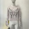 Y2K New dámské top tričko s dlouhým rukávem Gothic Dark Clothing
