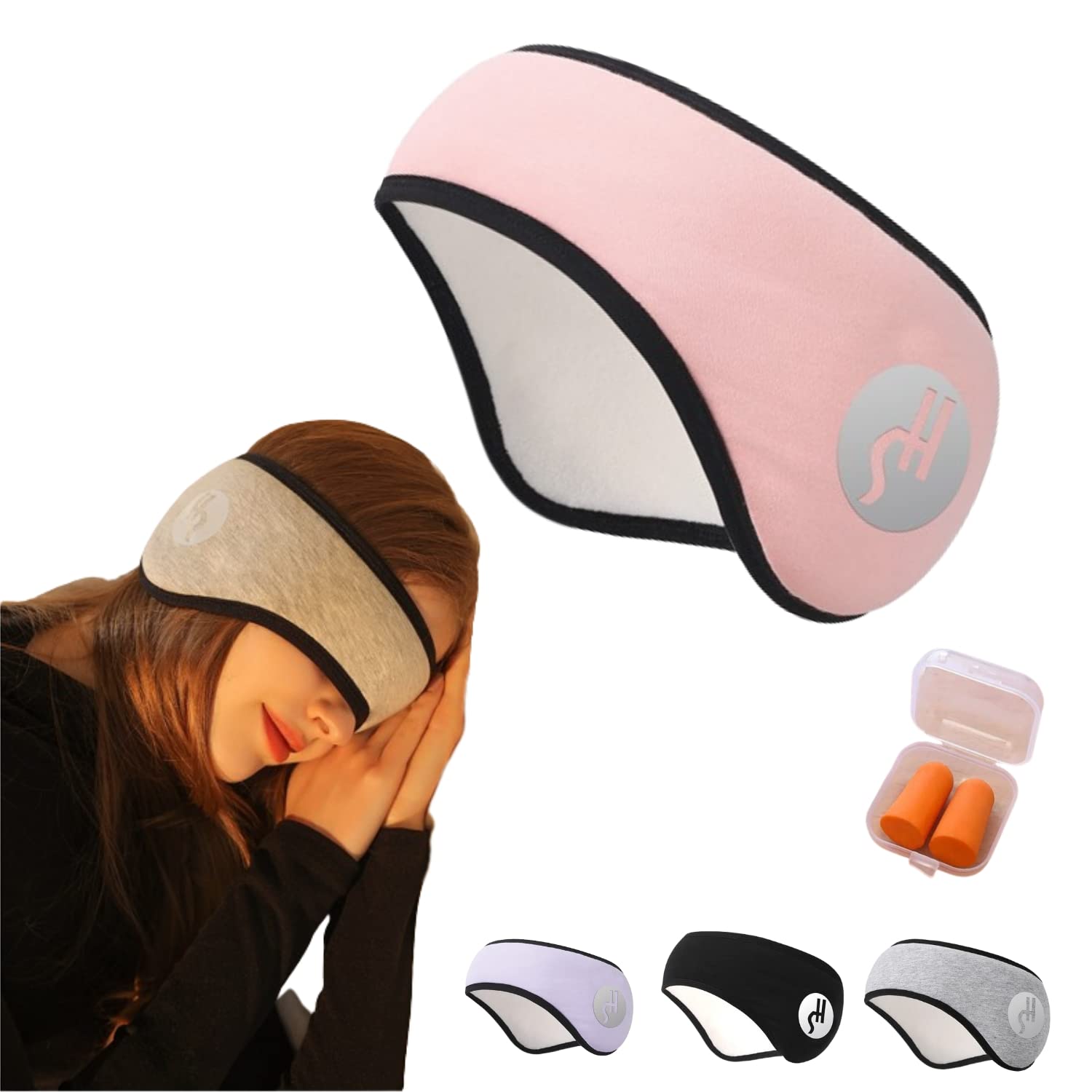 

Архетипы Маска для глаз и Сон Звукоизоляция Свет Застежка-липучка Наушники, Беруши, Наушники, Блокировка, (розовый) розовый