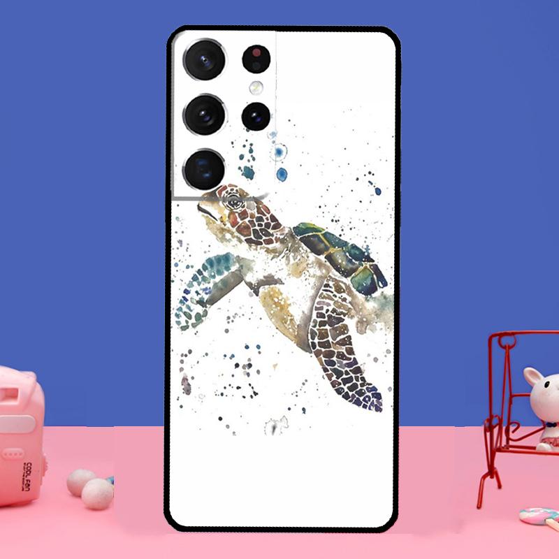 Ocean Sea Turtle Phone Case For Samsung Galaxy S21 Ultra S20 FE S8 S9 S10 S21 Plus Note 20 Ultra Full Cover