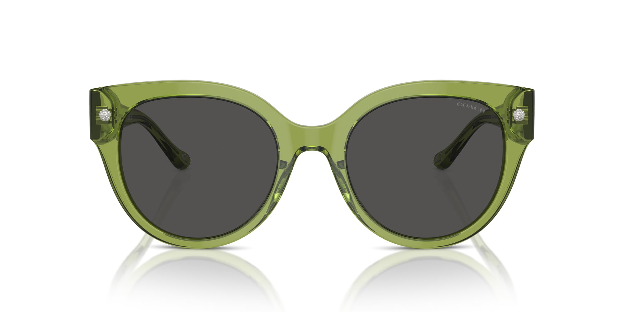 

Солнцезащитные очки Coach HC8393U CR612 ПРОЗРАЧНЫЕ KEY LIME 53 женские