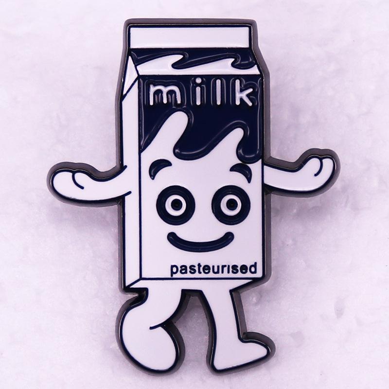 Initial D Milk Carton Anime Brooch Badge