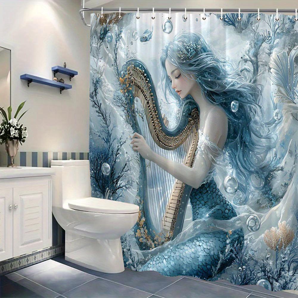 Oceanic Serpent Tapestry - Mythical Sea Creature Wall Hanging for Living Room, Bedroom Decor - Mysterious
