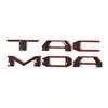3D Letters Erts Double Layer For 2016- Tacoma Tailgate Black Red Emblem