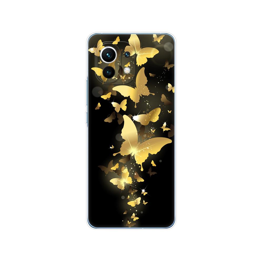 Pro xiaomi Mi 11 / Mi 11 Lite 5G NE 4G / Mi 11i / Mi 11 Ultra Case Phone Zadní kryt pro xiaomi11 i 11 Lite Xiomi Mi11 Silicon TPU