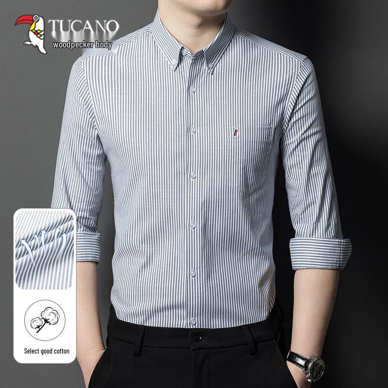 TUCANO Men s Wrinkle-Resistant Long-Sleeve Shirt M