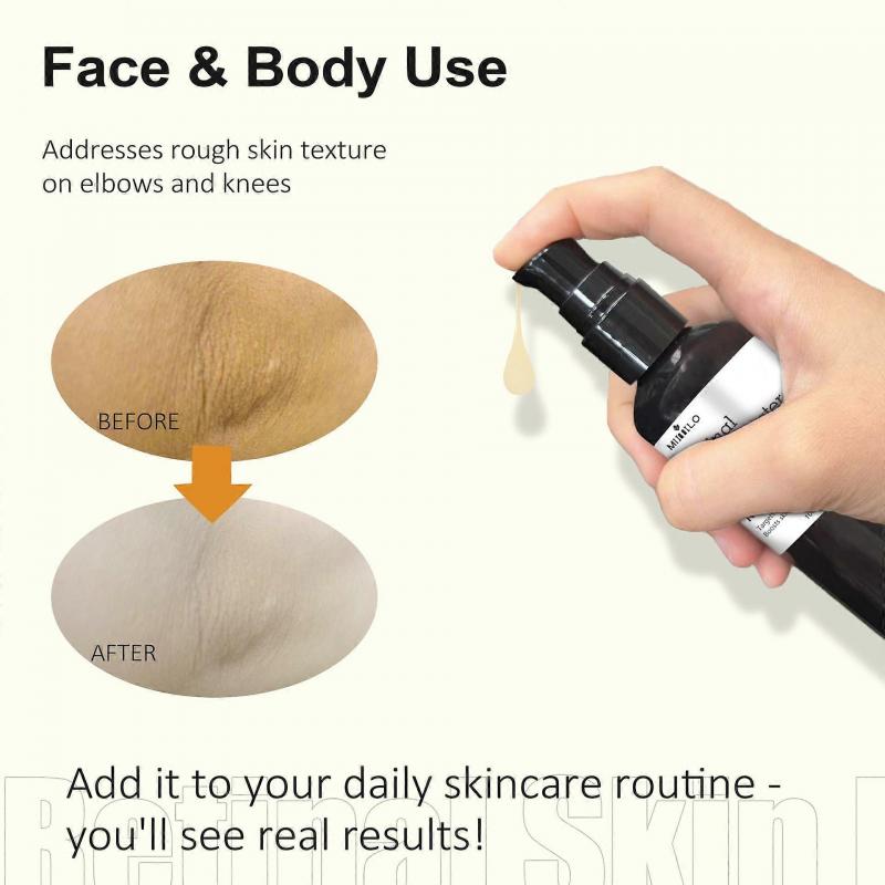 Sérum Booster para Pele Retiniana - Retinol Não Irritante Amigo de Iniciantes para Rosto e Corpo Retinol Antienvelhecimento Minimiza Poros para Pele com Tendência a Manchas