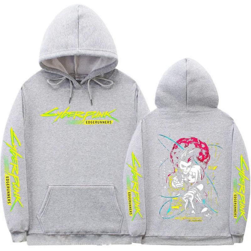 Japāņu Anime Cyberpunk Edgerunners Hūdijs XXXL