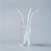 100PCS Disposable Straws, Colorful Bendable And Straight Straws, Food-Grade PP Safe Drinking Straws for Milk Tea Juice Drinks Party Use