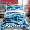 3pcs Duvet Cover Set (1*Duvet Cover + 2*Pillowcase, Without Core), Custom Name NFL Pattern Bedding Set, Home Bedroom Decor Gift