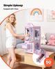 Claw Crane Machine, Medium-Sized Arcade Game Machine with Light & Sound, Adjustable Steel Claws, Precise Toy Candy Grabber Prize Dispenser Vending