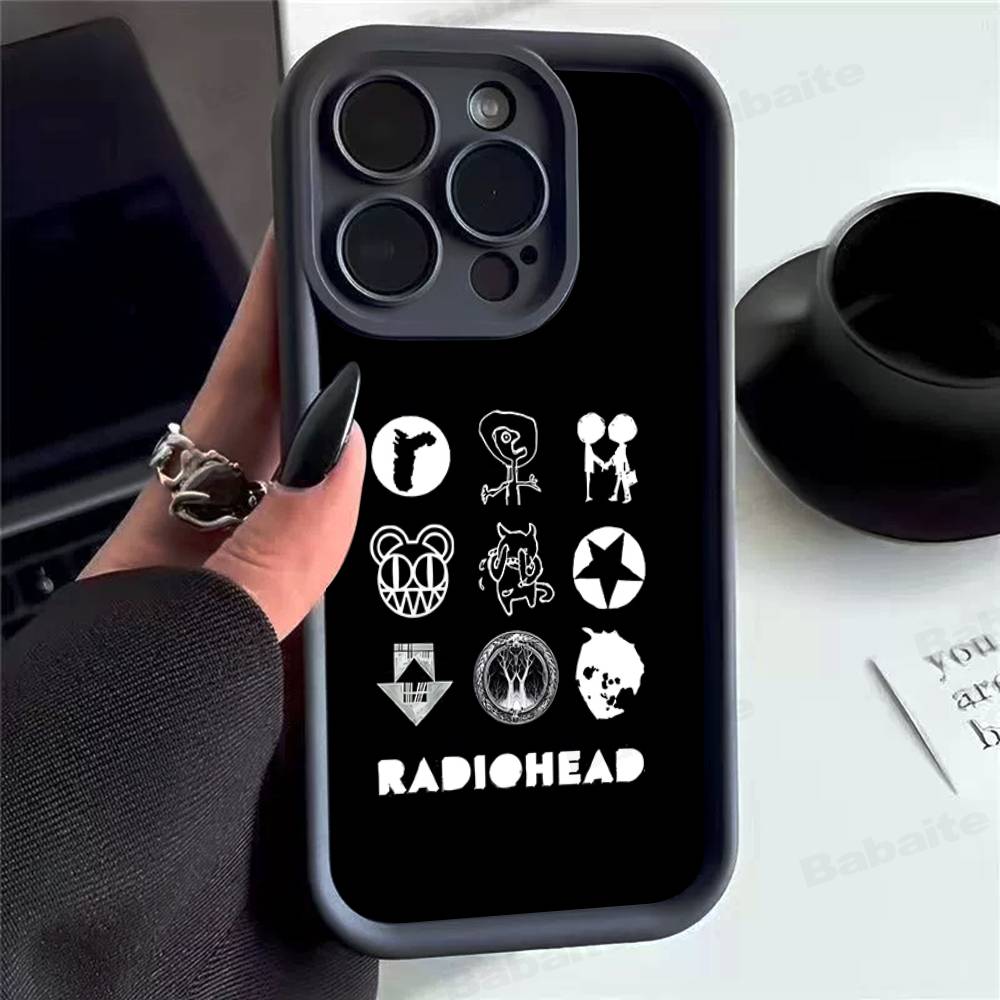 Phone Case R-Radiohead Rock Band For Oppo Reno15 Reno14 Reno13 Reno12 Reno11 Reno10 Reno8 Reno7 Z T Pro Plus Soft TPU Back Cover