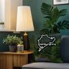 N-Nurburgring Race Track Car Cushion Cover For Sofa Car Office Cafe Soft And Comfortable Double-Sided Printing Pillow Cover