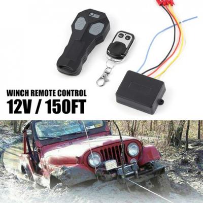 Winch Wireless Control Remote Set 12V For 150ft UTV Receiver ATV Most SUV Jeep