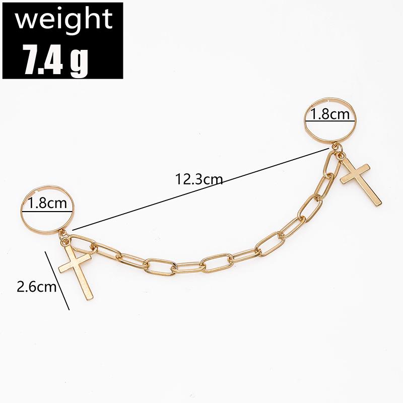 Bracelet de poignet en chaîne géométrique Punk pour femmes, ensemble de breloques, Couple Emo, bijoux à la mode, cadeaux