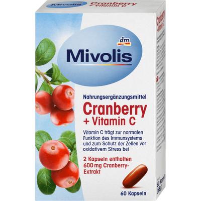 DM Mivolis Brusnica + Vitamín C Kapsula 60ks