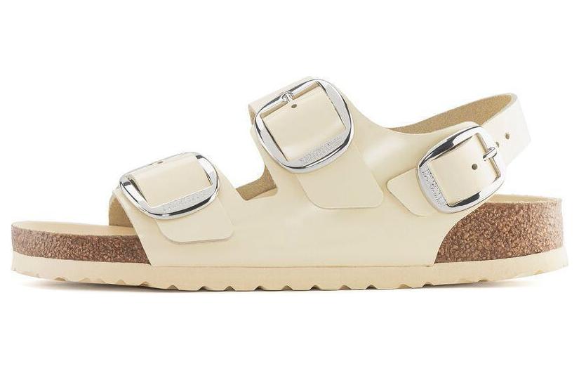 Birkenstock Leather Beach Sandals Women s Butter Narrow 1024264 35