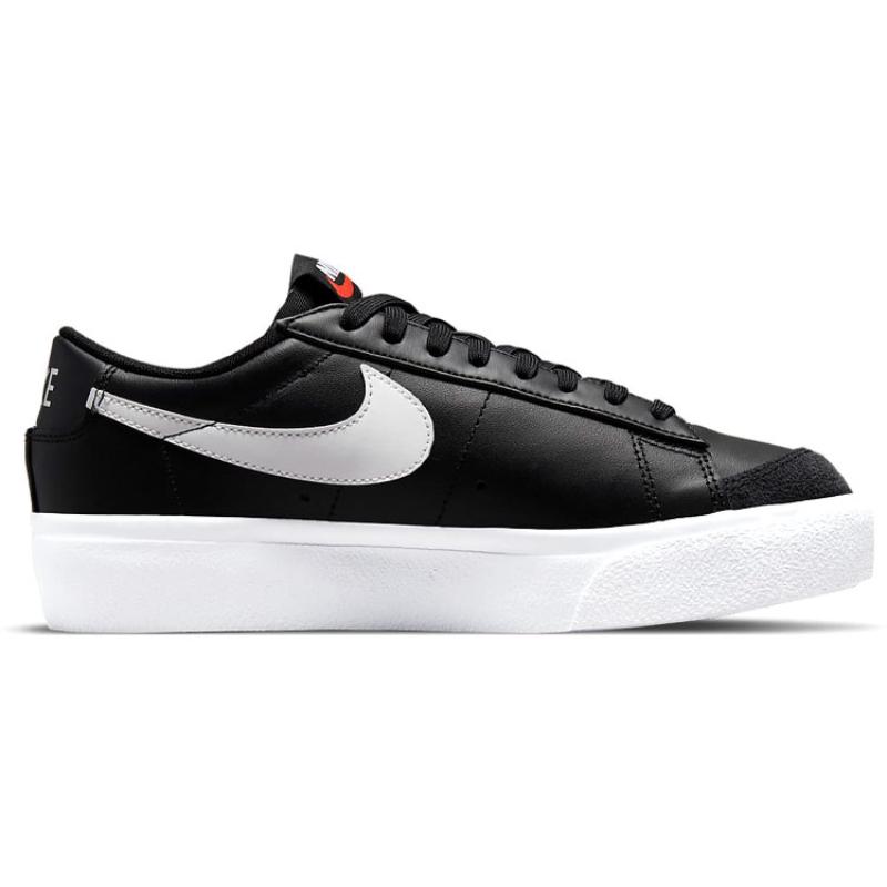 Nike Blazer Low Platform Black White Women's Sneakers Skateboard Shoes DJ0292-001