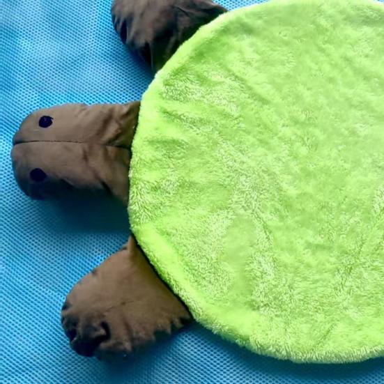 Floor Turtle Foot Mop Double-Sided Reusable Microfiber Pads Hands-Free Cleaning Cloth Floor Mop Accessory