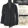Made In Japan Deuxieme Classe Spring/Summer Tailored Jacket S-M Women Black Wool/Linen(USED)