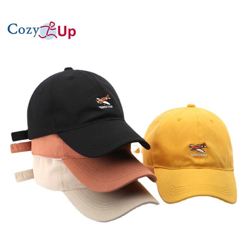 

Cozy Up Унисекс Бейсболка Ретро Вышитый Мультфильм Мягкий Верх Шапочка