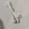 10Pcs 1.5m Light Switches Pull Rope Bathroom Light Pull Cord String with Connector for Ceiling Switches Bathroom Light