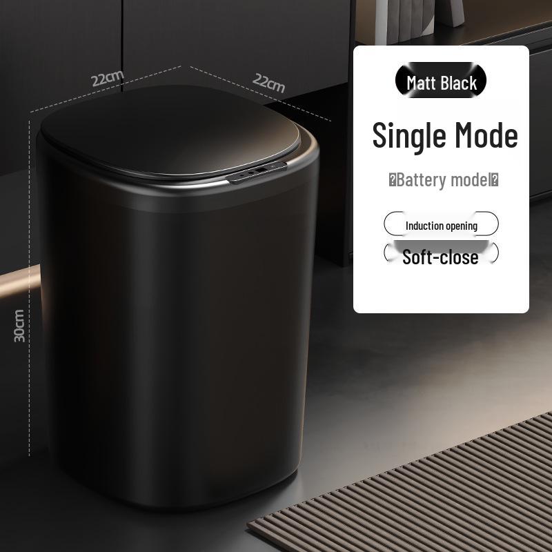 High-Value Smart Sensor Trash Can with Lid: Ideal for Bathroom, Large Capacity & Great Gift