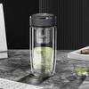 Portable Double-Layer Glass Tea Infuser Bottle