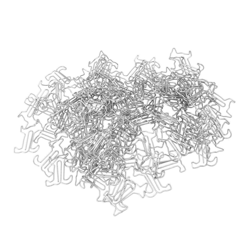 100pcs Dog Shape Paper Clips Crtively Cute Plated Metal Bookmark Paper Clips for Students Stationery