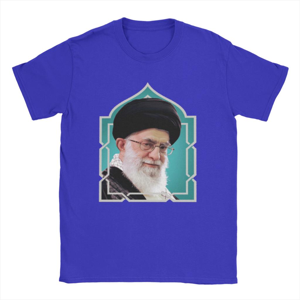 SSeyyed Ali KKhaUnisexei TShirt Unisex Hipster 100 Cotton Tees O Neck Short Sleeve T Shirt Gift Idea Clothes