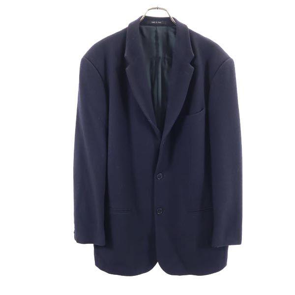 Emporio Armani Made In Italy Wool Tailored Jacket Navy Men's Used