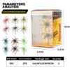 1-2PCS 5cm1.9gLure Floating Sea Urchin Soft Bait Bionic Soft WormTPELure Bait for Sea Fishing, Black Pit Wild Fishing, Water Bla