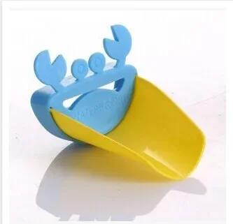 Cute Bathroom Sink Faucet Chute Extender Crab Children Kids Washing Hands 4 colors
