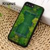 Krajews Football Field Green Phone Case Cover For iPhone 17 Air 16 15 14 plus 11 12 13 pro ma coque Shell Fundas