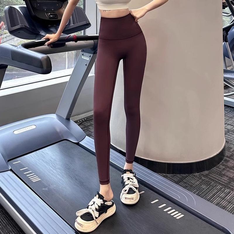 Shark Yoga Pants - Women's Tummy Control, Hip Lift, Velvet Slimming Pilates Fitness Wear for Autumn