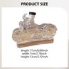 Motorcycle Whiskey Decanter Liquor Bottle Storage Container Motorbike Gift Clear Men