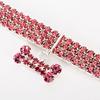 Puppy Neck Collar for Dogs Collar Rhinestone Jewelry Chihuahua Crystal Jewelry Adjustable Engraved Text Dog Collar GXQ08
