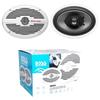 2 BOSS AUDIO SYSTEMS MR690 Marine Speakers 2-way 6x9" 15x23 Cm 175 Watt Rms 350 Watt Max 4 Ohm Waterproof Pool Boat, the Pair