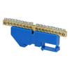 N Terminal Block, for TH35 Rail, 12 Wires, Blue