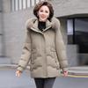 Women's Mom Style Loose-Fit Short Down Jacket