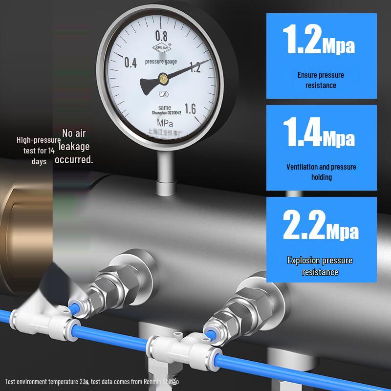 Connettore Rapido per Tubo Pneumatico Tipo PEG-T Spina CN (adattatore incluso)