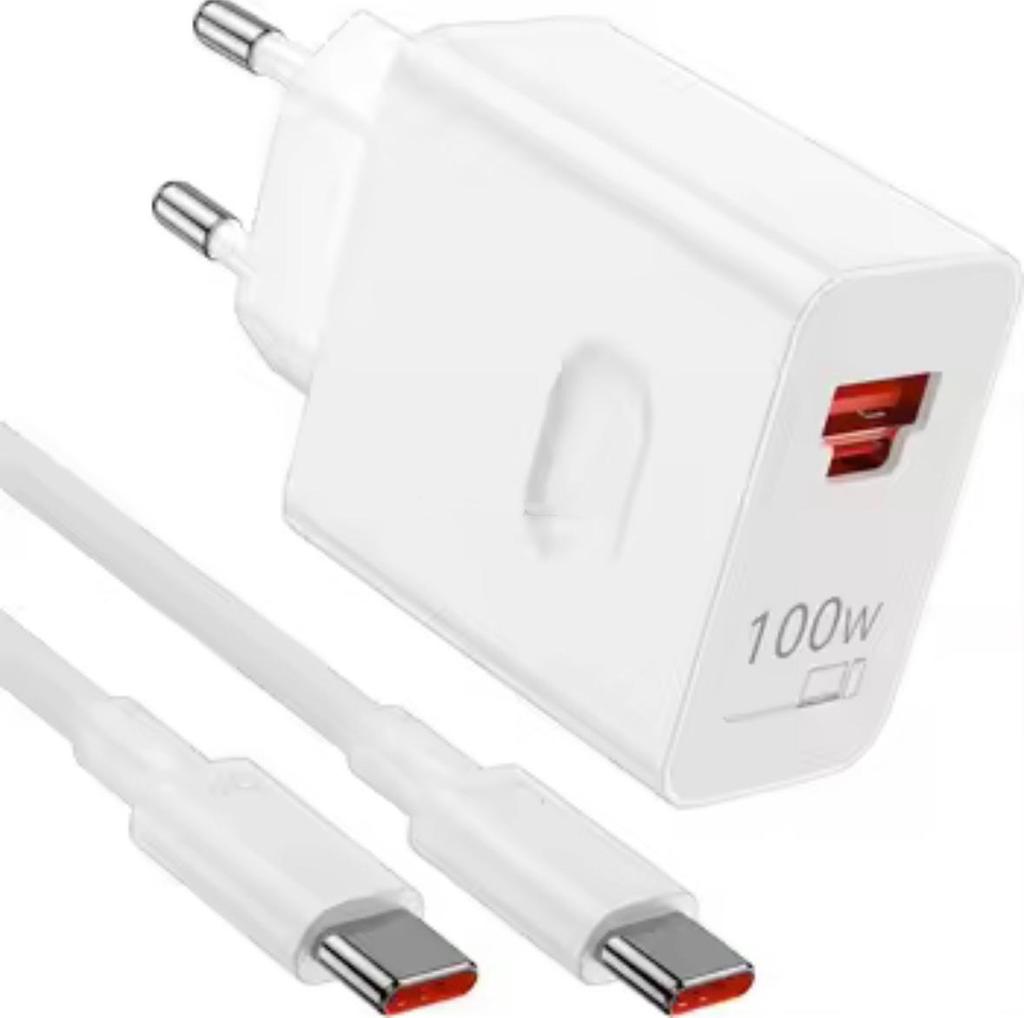 100W Dual-Port Super Fast Charger for Huawei Honor Mate60 Pro/Pura70Pro