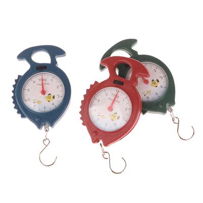Balance de poche portable en forme de poisson suspendue 10 kg Balance numérique Poids de pêche Balance de poche Balance de voyage Balance à bagages