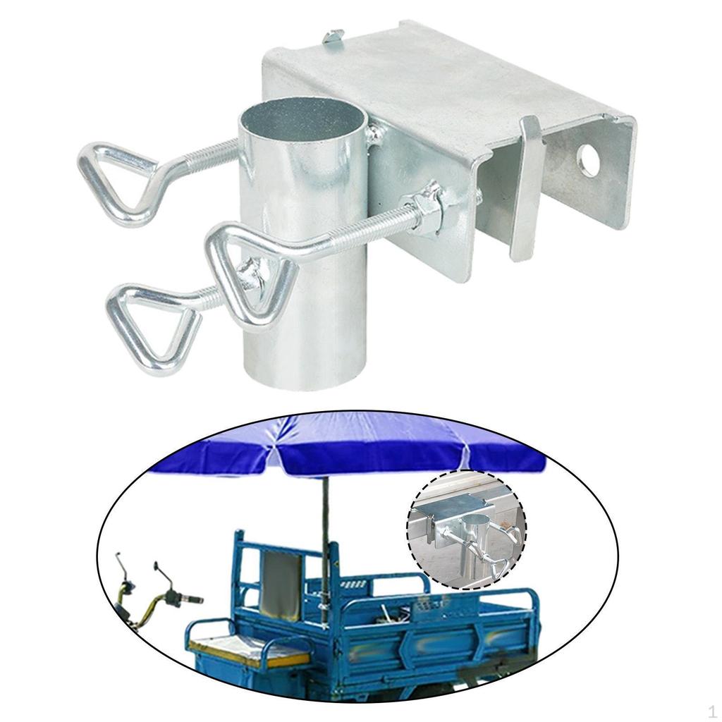 Patio Umbrella Clamp Parasol Practical Lightweight Deck Holder Base Bracket for