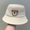 Baby Summer Fisherman Hat Cute Bear Toddler Children Mesh Breathable Sun Hat Outdoor Beach Boys Girls Panama Fisherman Hat
