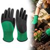 Puncture Proof Garden Gloves - Thorn Proof Cut Resistant Work Gloves Rubber Coated Heavy Duty Protection Green