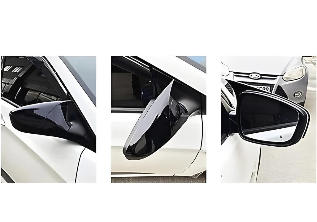 BMW-style Mirror Caps with Cut-out (2 Pcs) for Hyundai I-30 2012-2017