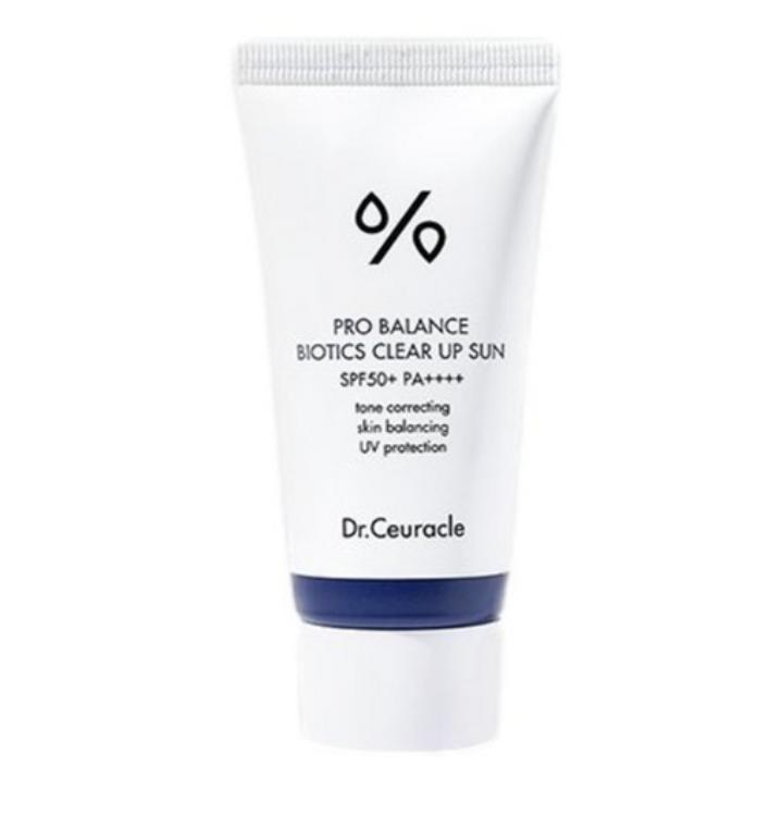 Dr. Ceuracle Pro Balance Biotics Clear Up Sun Cream SPF50+ PA++++ 50ml – Lightweight Daily UV Protection