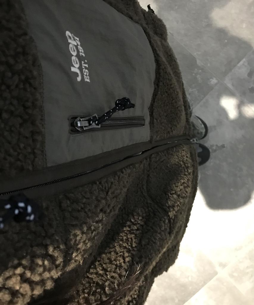 Jeep 2Way Retro Mountain 1941 Sherpa Fleece Zip-Up (Jr5Tzu195Br)